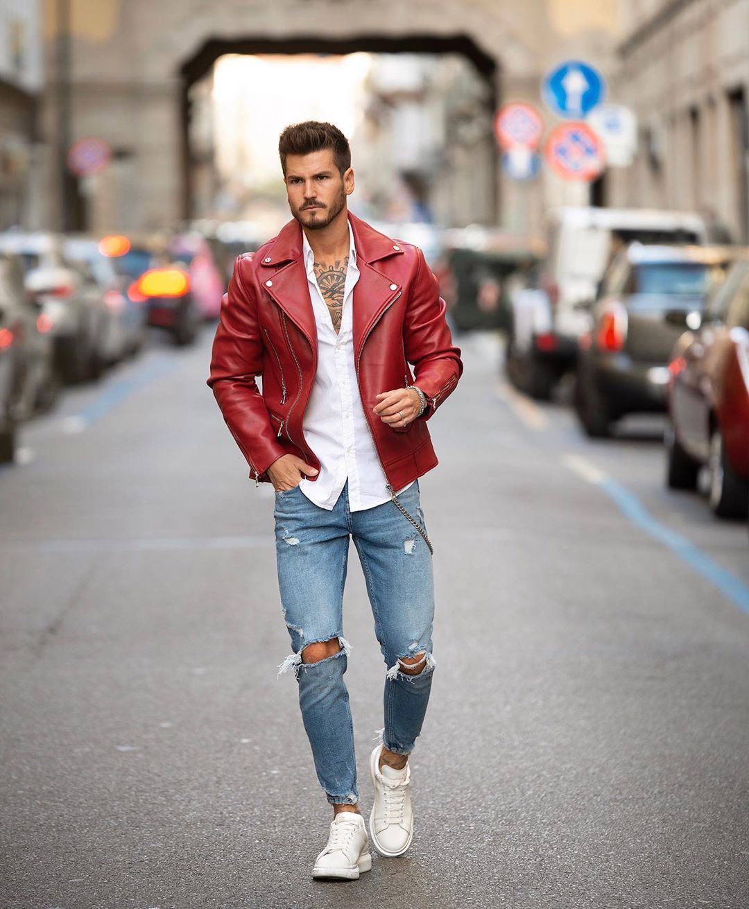 Red-Leather-Jacket | Trends Leather Clothing's Are Back - Crave4leather
